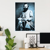 Generaal J.E.B. Stuart Civil War Hero Poster (Thuiskantoor)