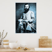 Generaal J.E.B. Stuart Civil War Hero Poster (Keuken)