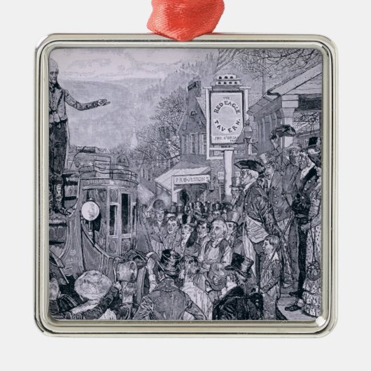 Generaal Jackson, gekozen president Metalen Ornament (Voorkant)