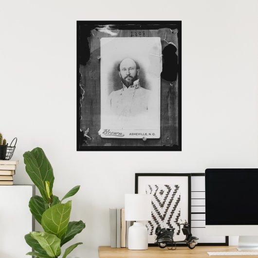 [Generaal James Green Martin] Confederate General Poster (Thuiskantoor)