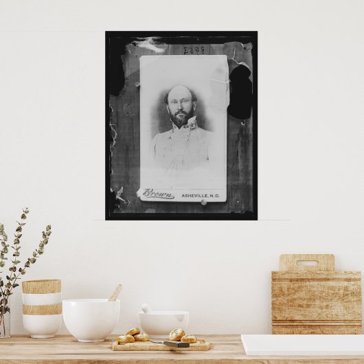 [Generaal James Green Martin] Confederate General Poster (Keuken)