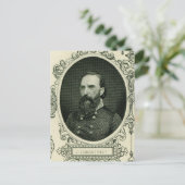 Generaal James Longstreet Briefkaart (Staand voorkant)