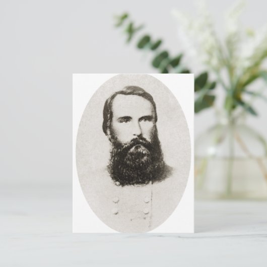 Generaal James Longstreet Briefkaart (Staand voorkant)