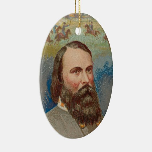 Generaal James Longstreet Keramisch Ornament (Rechts)