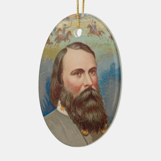 Generaal James Longstreet Keramisch Ornament (Links)