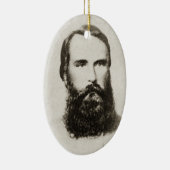 Generaal James Longstreet Keramisch Ornament (Rechts)