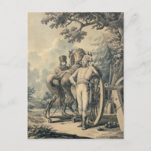 Generaal Jean Victor Moreau Briefkaart (Voorkant)