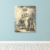 Generaal Jean Victor Moreau Canvas Afdruk (Insitu (Houten vloer))