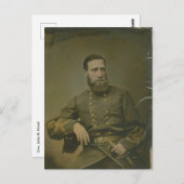 Generaal John Bell Hood Briefkaart (Voorkant / Achterkant)