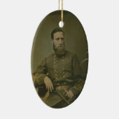 Generaal John Bell Hood Keramisch Ornament (Rechts)