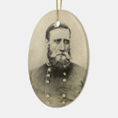 Generaal John Bell Hood Keramisch Ornament (Links)