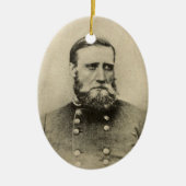 Generaal John Bell Hood Keramisch Ornament (Voorkant)