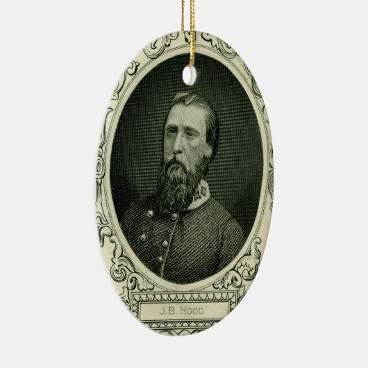 Generaal John Bell Hood Keramisch Ornament (Rechts)