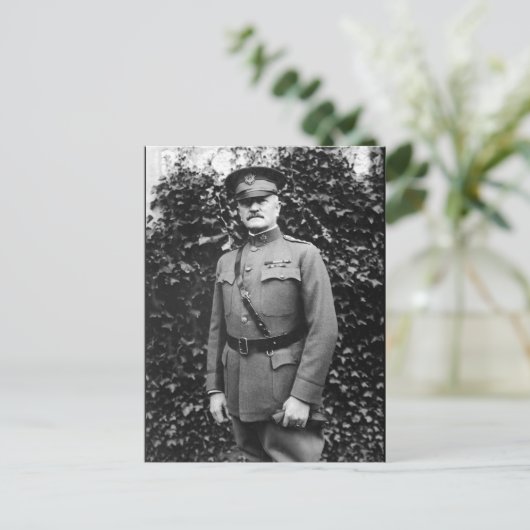 Generaal John J. Pershing.  General_War Afbeelding Briefkaart (Staand voorkant)