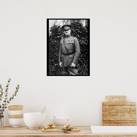 Generaal John J. Pershing. General_War Afbeelding Poster (Keuken)