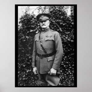 Generaal John J. Pershing. General_War Afbeelding Poster