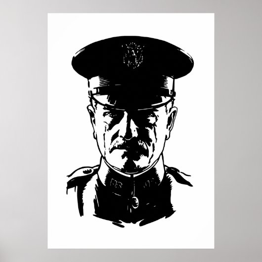 Generaal John Pershing Poster (Voorkant)