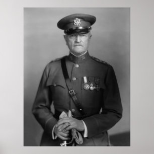Generaal John Pershing Poster