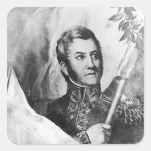 Generaal Jose de San Martin Vierkante Sticker
