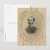 Generaal Joseph E. Johnston Briefkaart (Voorkant / Achterkant)