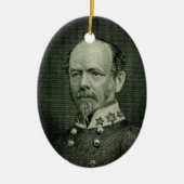 Generaal Joseph E. Johnston Keramisch Ornament (Voorkant)