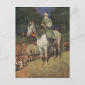 Generaal Lee over zijn beroemde oplader, 'Traveler Briefkaart (Voorkant)