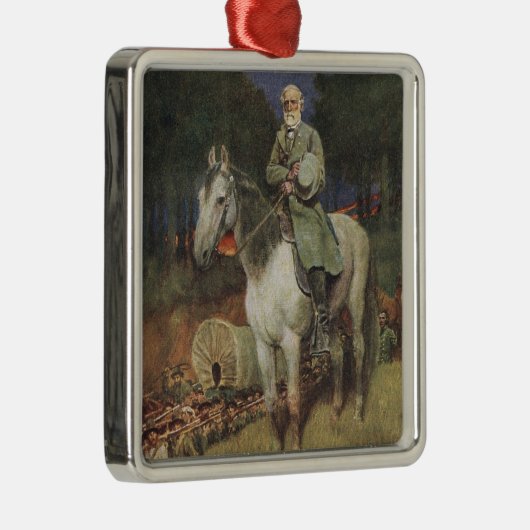 Generaal Lee over zijn beroemde oplader, 'Traveler Metalen Ornament (Rechts)