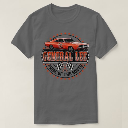 Generaal Lee Pride van de Zuidelijke Lits T-shirt (Design voorkant)