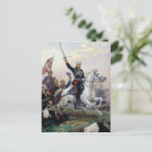 Generaal M.D. Skobelev in het Russisch-Turks Briefkaart (Staand voorkant)