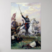 Generaal M.D. Skobelev in het Russisch-Turks Poster (Voorkant)