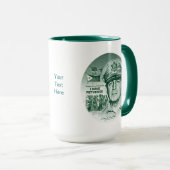 Generaal MacArthur I's teruggekeerd (Green Print) Mok (Voorkant rechts)