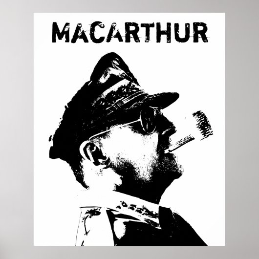 Generaal MacArthur Poster (Voorkant)