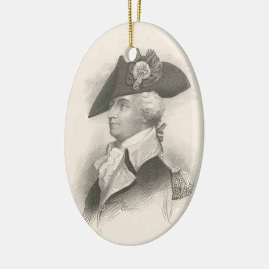 Generaal Mad Anthony Wayne Keramisch Ornament (Links)