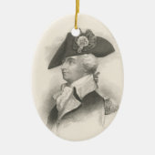 Generaal Mad Anthony Wayne Keramisch Ornament (Voorkant)