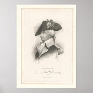 Generaal Mad Anthony Wayne Poster