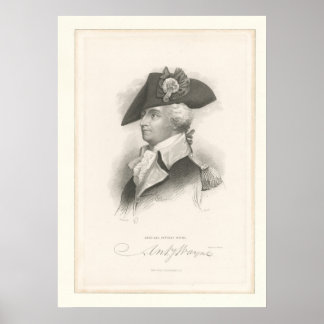 Generaal Mad Anthony Wayne Poster