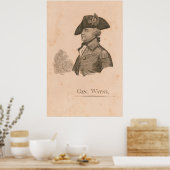 Generaal Mad Anthony Wayne Poster (Keuken)