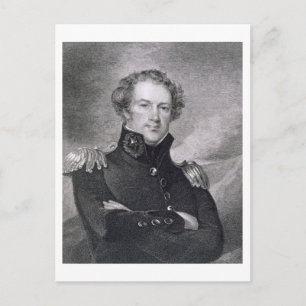 Generaal-majoor Alexander Macomb (1782-1842), grav Briefkaart