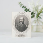 Generaal-majoor Ambrose Everett Burnside Briefkaart (Staand voorkant)