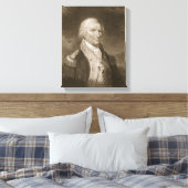 Generaal-majoor Arthur St. Clair, gegraveerd door Canvas Afdruk (Insitu (Slaapkamer))