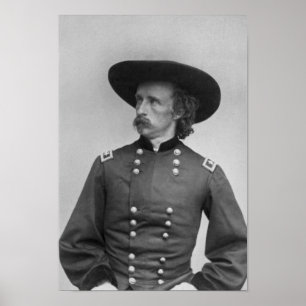 Generaal-majoor George Armstrong Custer Poster