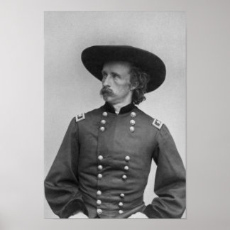 Generaal-majoor George Armstrong Custer Poster