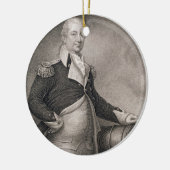 Generaal-majoor Henry Knox (1750-1806), gegraveerd Keramisch Ornament (Links)
