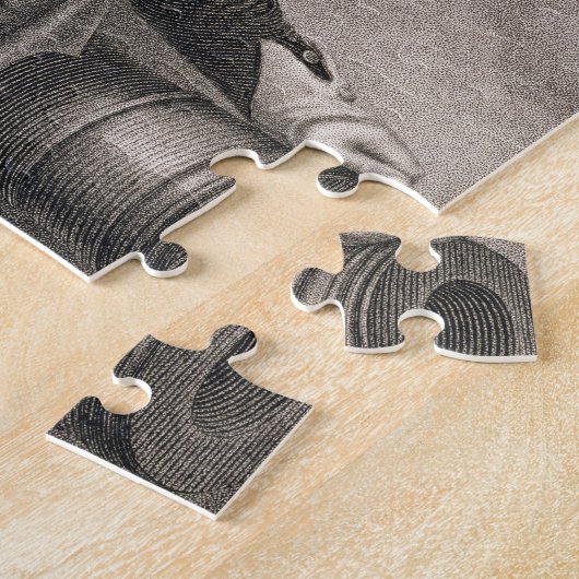 Generaal-majoor Henry Knox (1750-1806), gegraveerd Legpuzzel (Zijkant)