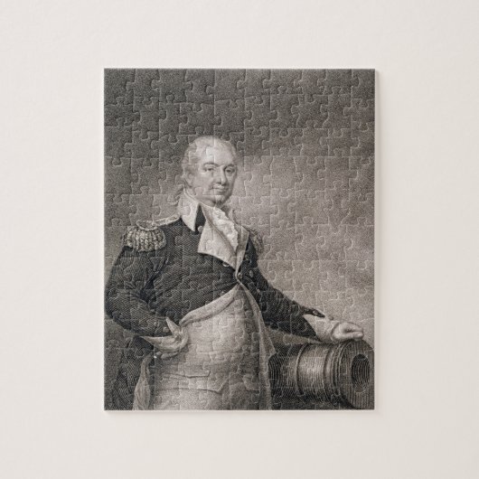 Generaal-majoor Henry Knox (1750-1806), gegraveerd Legpuzzel (Verticaal)