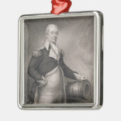 Generaal-majoor Henry Knox (1750-1806), gegraveerd Metalen Ornament (Links)