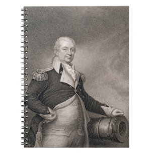 Generaal-majoor Henry Knox (1750-1806), gegraveerd Notitieboek