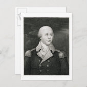 Generaal-majoor Nathaniel Greene (1742-86), gegrav Briefkaart (Voorkant / Achterkant)