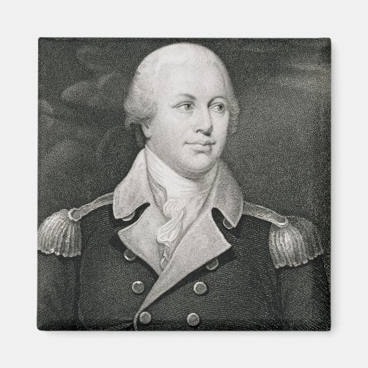 Generaal-majoor Nathaniel Greene (1742-86), gegrav Magneet (Voorkant)