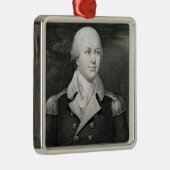 Generaal-majoor Nathaniel Greene (1742-86), gegrav Metalen Ornament (Rechts)